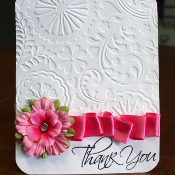Cuttlebug 4” x 6” FLORAL FANTASY embossing folder - Picture 1 of 13